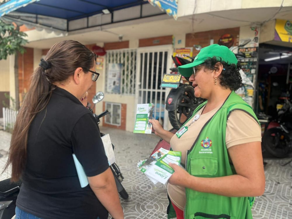 Línea de la Empatía para comerciantes y residentes presentada en Bucaramanga imagen de la publicación