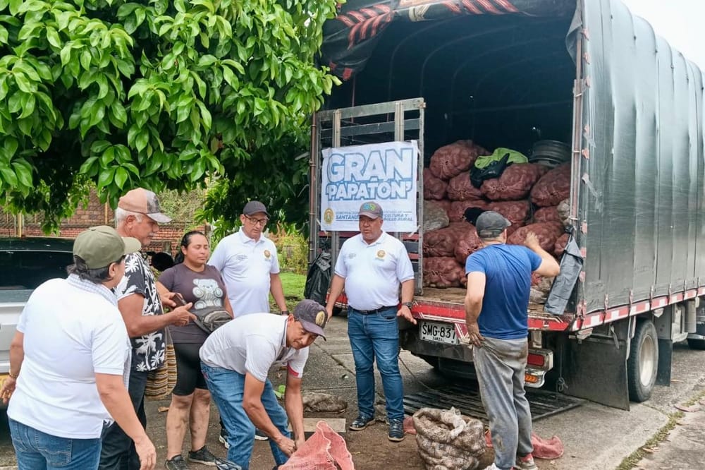 Pequeños agricultores de Santander recibieron respaldo en la 'papatón' de  Barrancabermeja imagen de la publicación