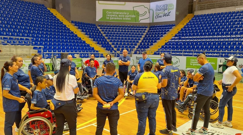 Talentos de boccia y para natación presentes en Bucaramanga imagen de la publicación