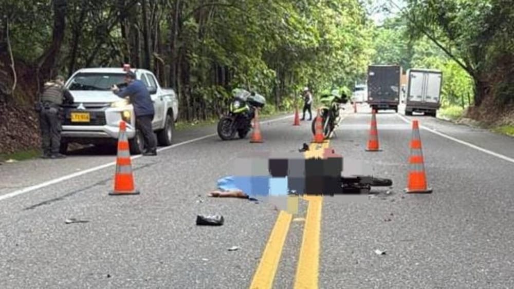 Trágico accidente en Santander dejó una mujer fallecida y acompañante herido imagen de la publicación