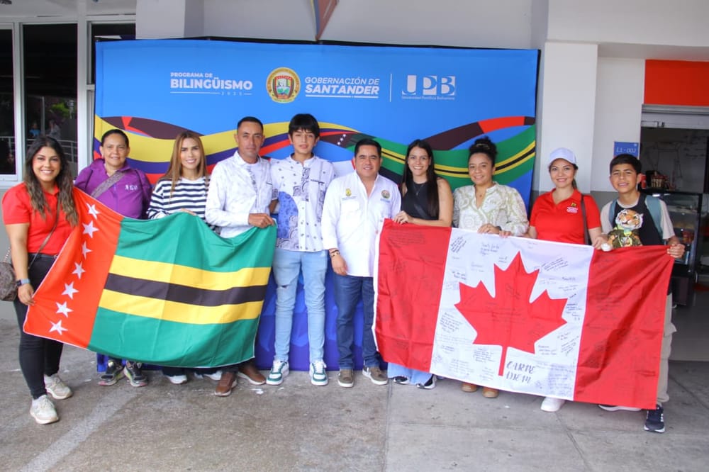 Con fiesta recibieron al primer contingente de santandereanos del programa It's Time For Education en Canadá imagen de la publicación