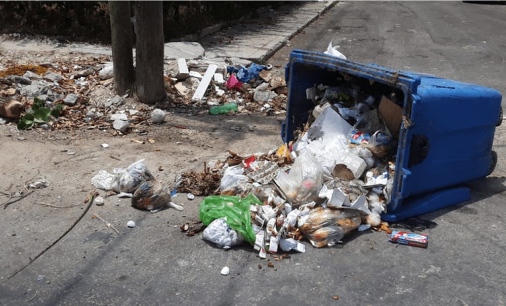 Inescrupulosos botan desechos y escombros en calles de Girón imagen de la publicación