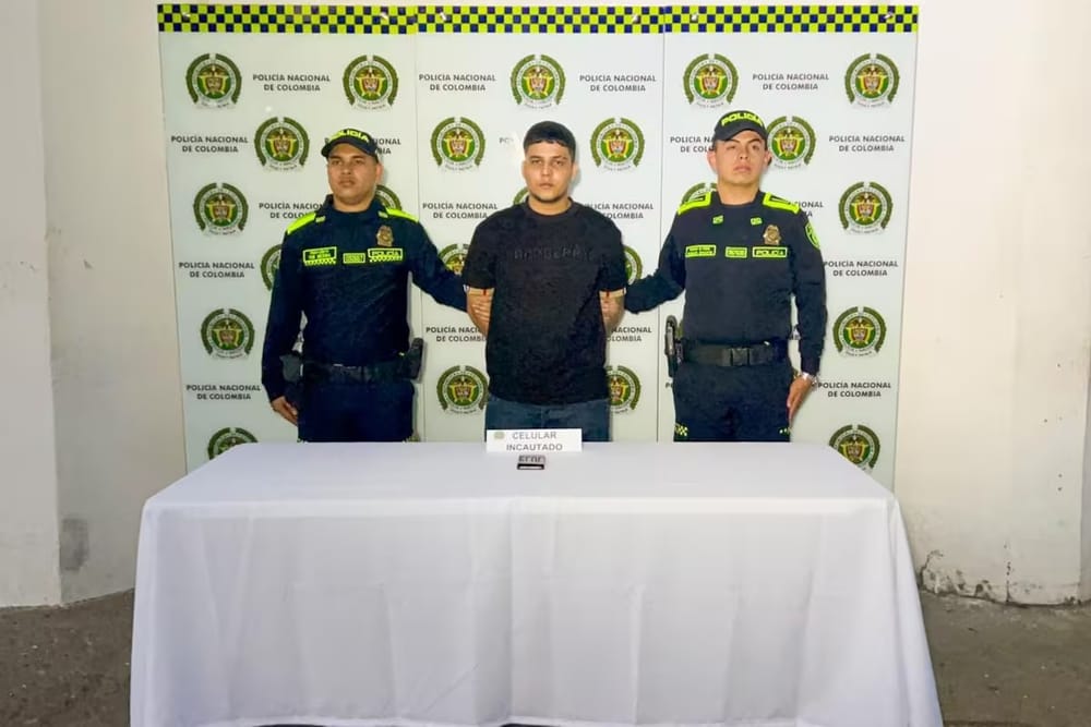 Capturan a sicario de `Los de la M', presunto responsable de cuatro asesinatos en Santander imagen de la publicación