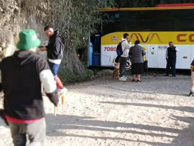 Emergencia en la vía Málaga-Los Curos: Pasajero atrapado tras violento choque de un bus imagen de la publicación