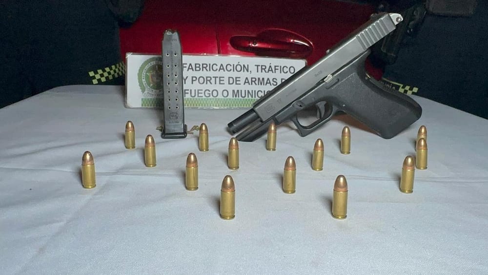 Aprehensión de un menor de 15 años que portaba un arma de fuego en Girón imagen de la publicación