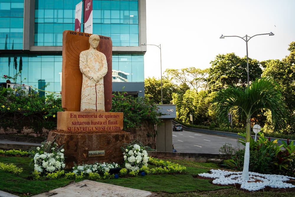 Inaugurado monumento regional en memoria del personal de salud fallecido en la pandemia del COVID-19 imagen de la publicación