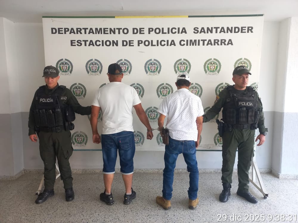 Plan Cazador deja cuatro capturados en Cimitarra y Landázuri imagen de la publicación