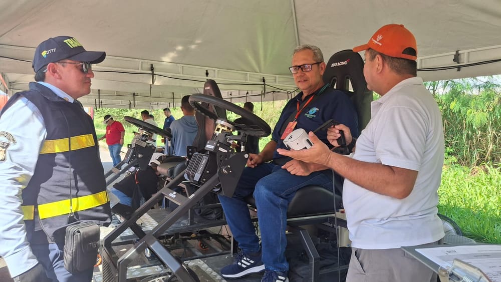 Con simulador virtual buscan crear conciencia vial en Floridablanca imagen de la publicación