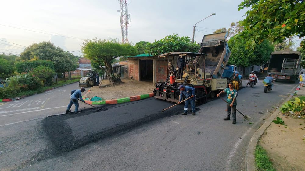 Reparcheo en vías clave para la movilidad en Barrancabermeja imagen de la publicación