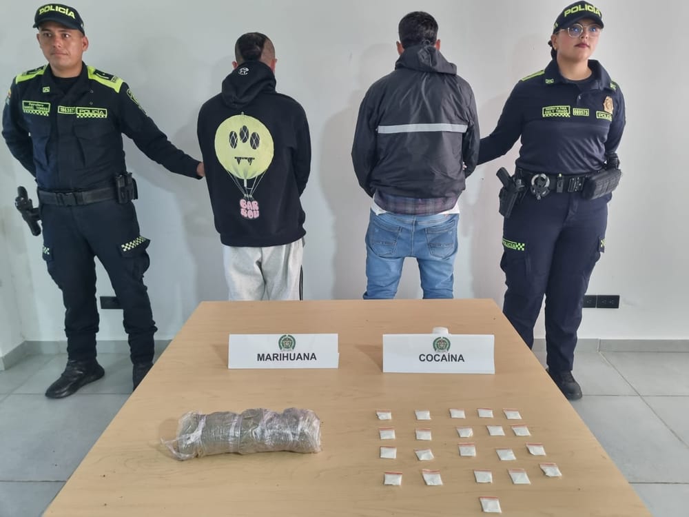 Dos capturados en Zapatoca por presunto microtráfico imagen de la publicación