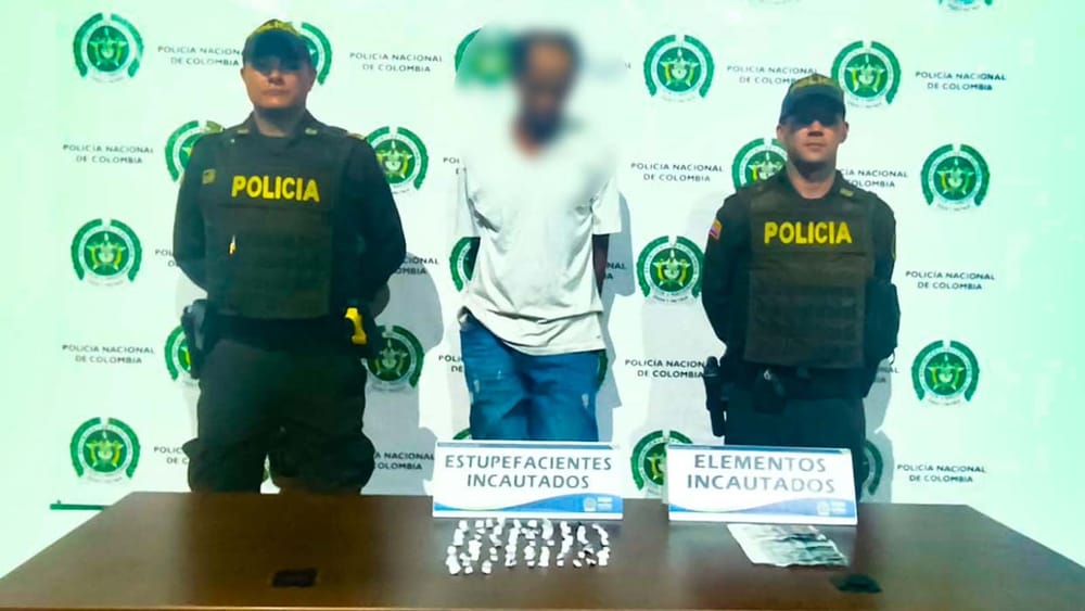 Capturan a hombre con 71 dosis de bazuco en San Gil imagen de la publicación