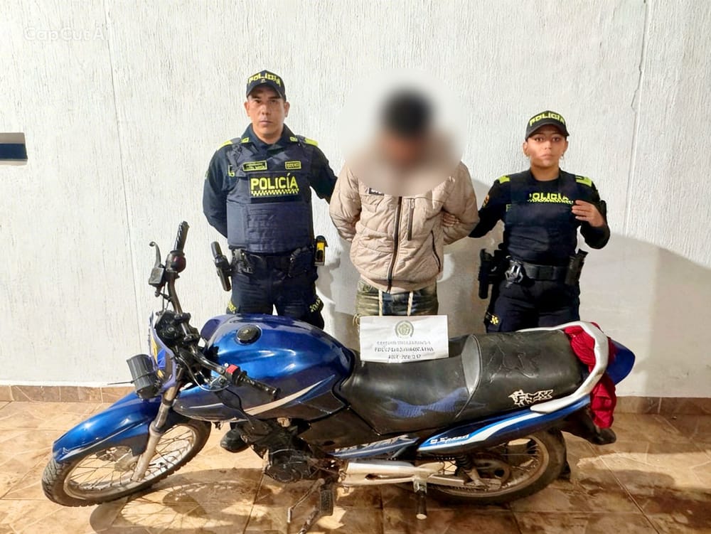 Contundente acción policial permite captura por falsedad marcaria en Betulia imagen de la publicación