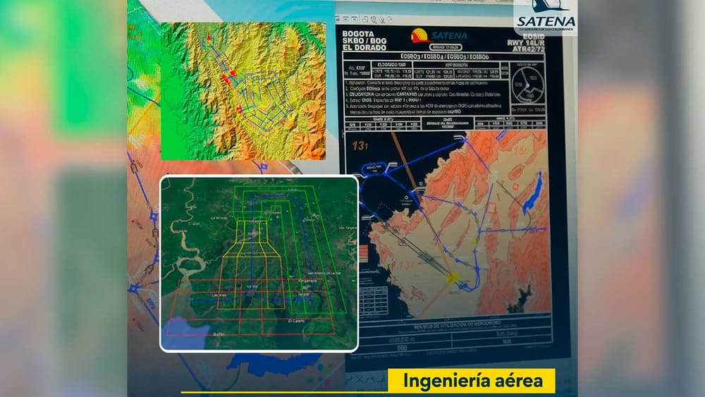 Satena diseñó sus propias cartas de aeronavegación para operar en territorios de alta complejidad geográfica imagen de la publicación