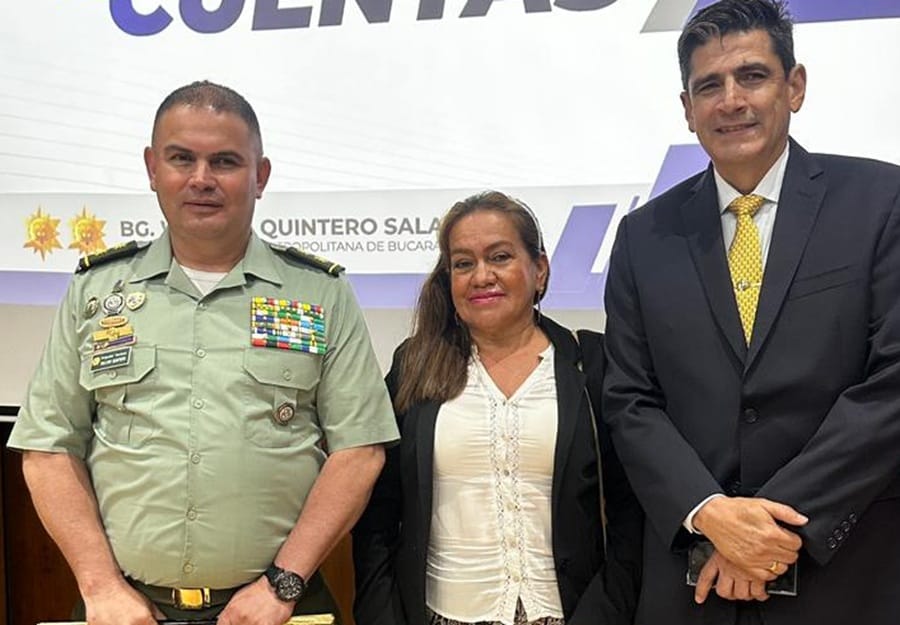 Rendición de cuentas efectuada por la Policía Metropolitana de Bucaramanga 2025 imagen de la publicación