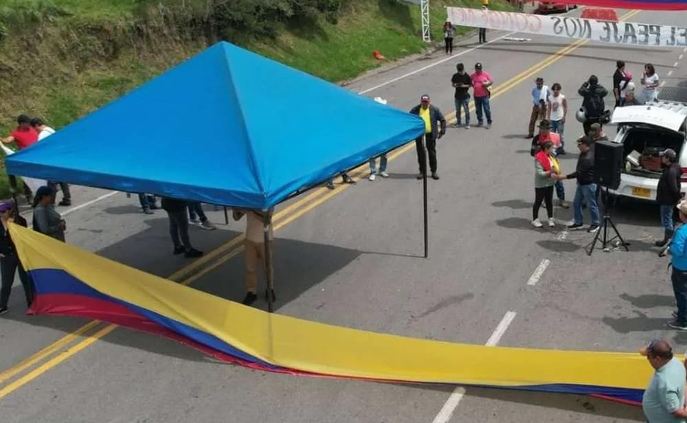 Protesta en el corredor Bucaramanga – Bogotá se mantiene sin freno imagen de la publicación