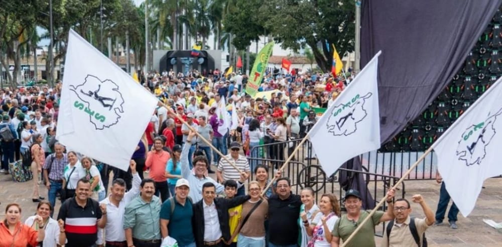 Docentes santandereanos se fueron a protestar ante el Ministerio de Educación en Bogotá imagen de la publicación