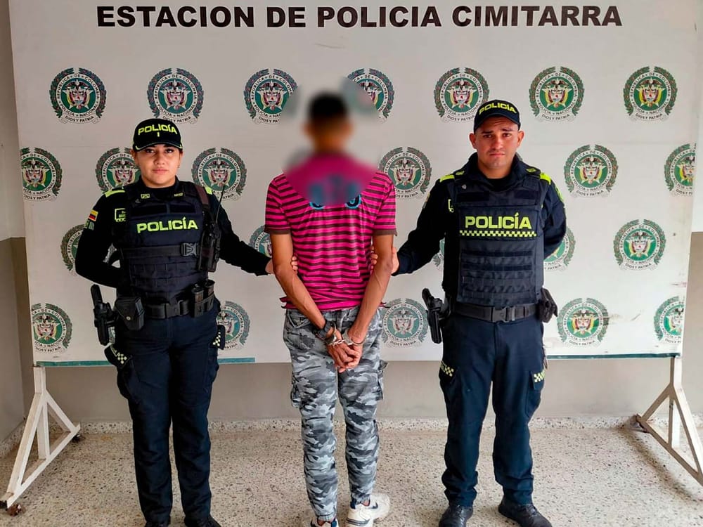 Capturan en Cimitarra a hombre buscado por hurto calificado y agravado imagen de la publicación