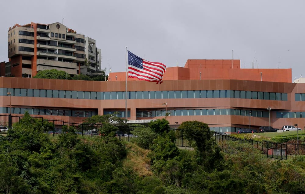 Embajada de Estados Unidos en Caracas volvió a funcionar tras 7 años imagen de la publicación