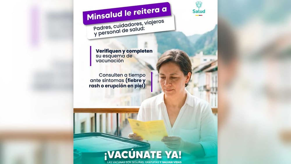 Colombia lanza gran jornada nacional de vacunación para proteger la salud de todos imagen de la publicación