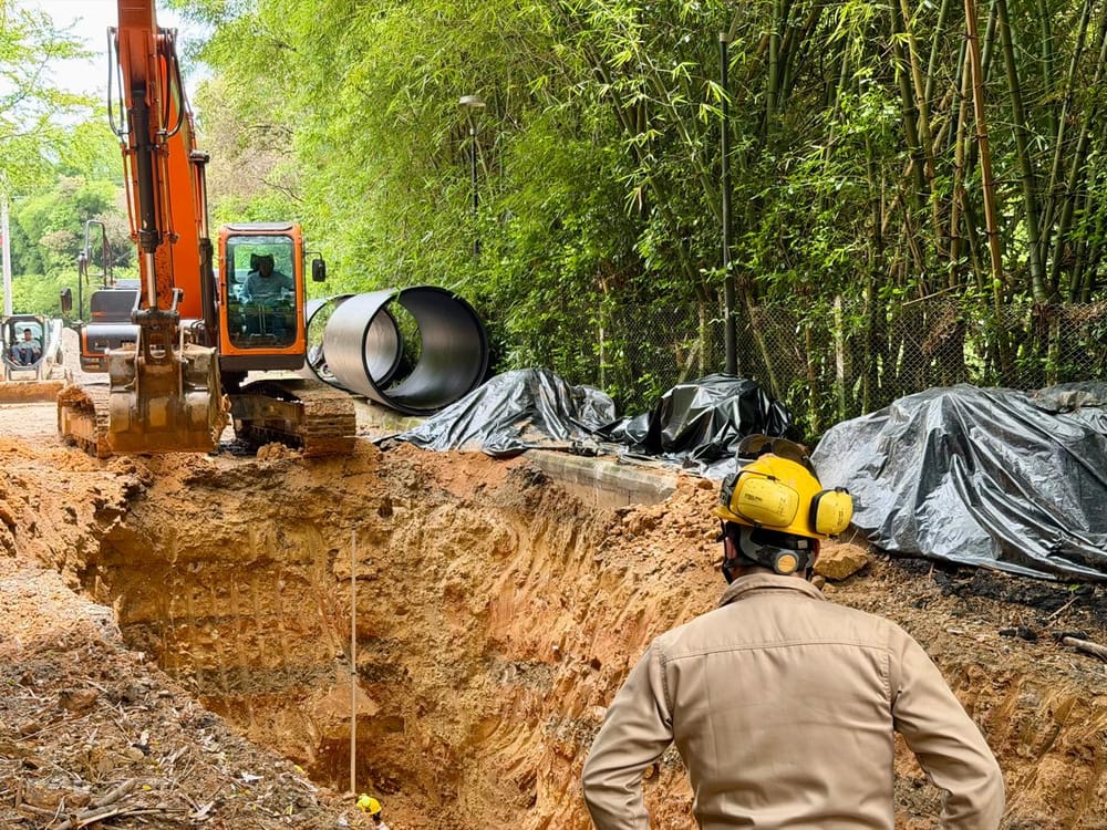 Canalización de quebradas en Bucaramanga avanza dentro del tiempo estipulado imagen de la publicación