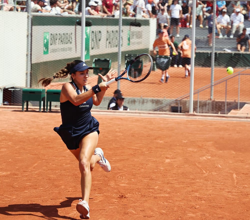 ‘Raquetazo’ de Camila Osorio en Roland Garros imagen de la publicación