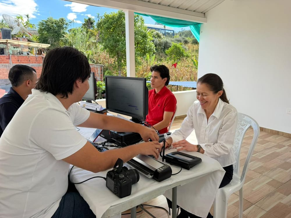 Oficina de Pasaportes despachó desde el municipio de La Belleza,Santander imagen de la publicación