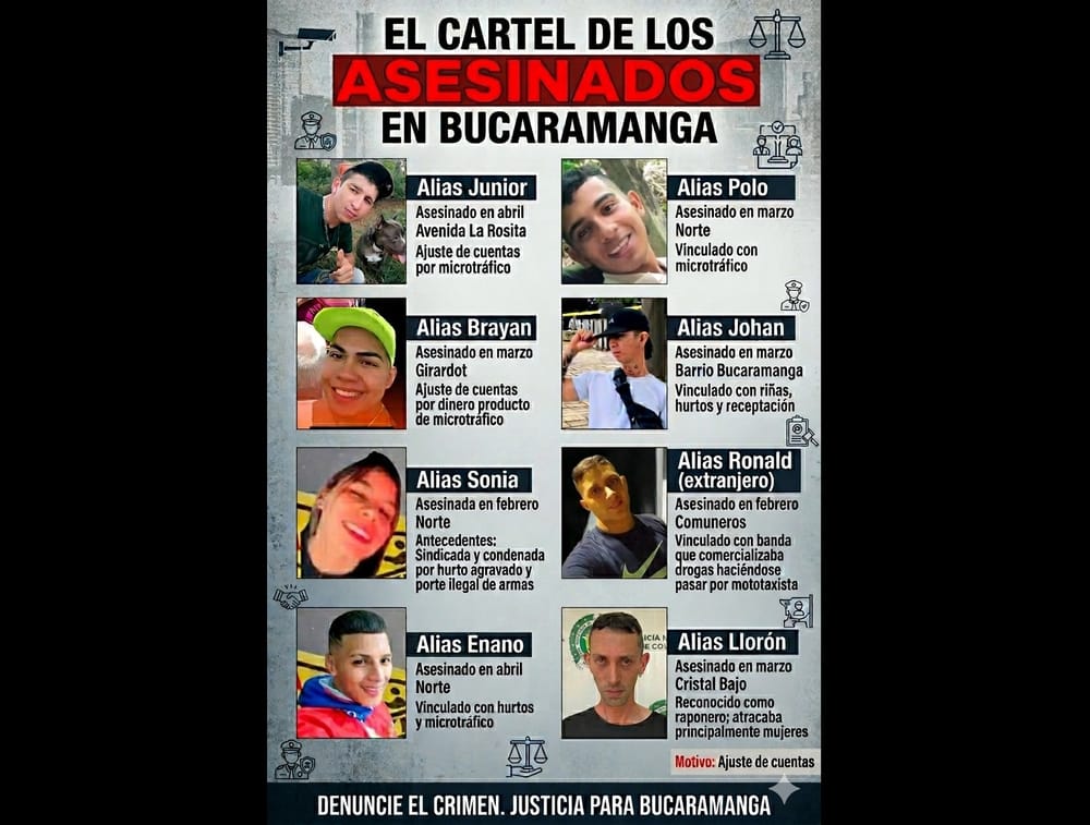 Guerra silenciosa en Bucaramanga: bandas criminales estarían detrás de ola de homicidios imagen de la publicación