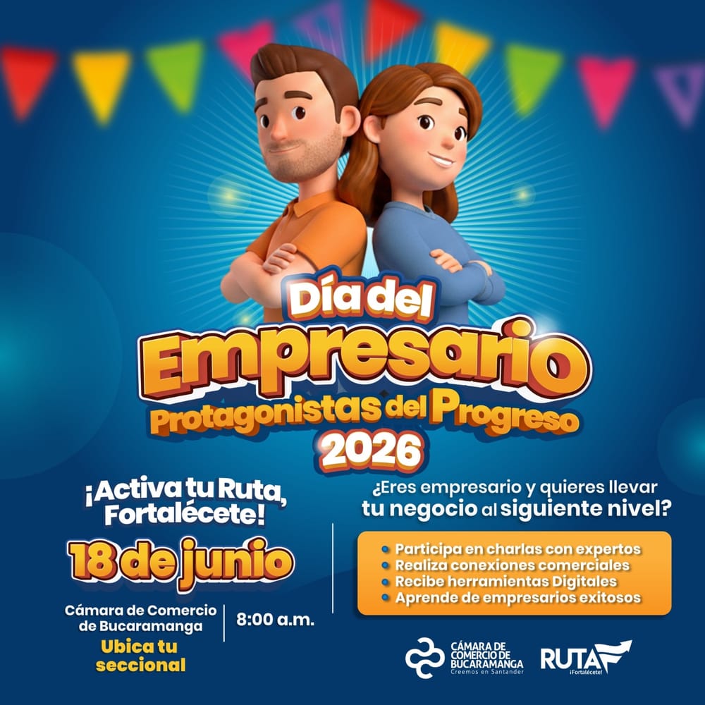 Celebración del Día del Empresario llegará a ocho municipios de Santander imagen de la publicación