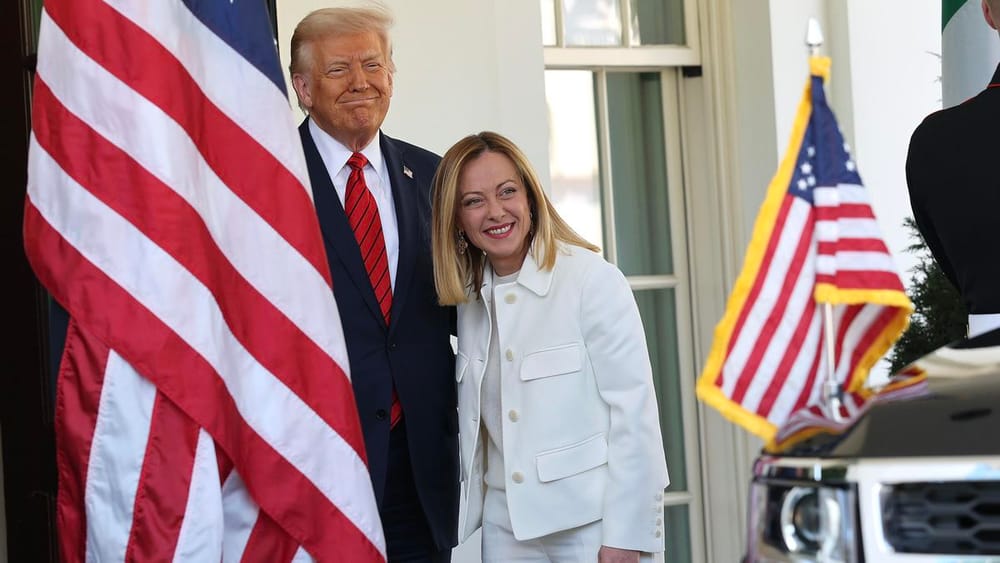 Meloni estalla contra Trump y lo acusa de inventar una historia durante el G7 imagen de la publicación