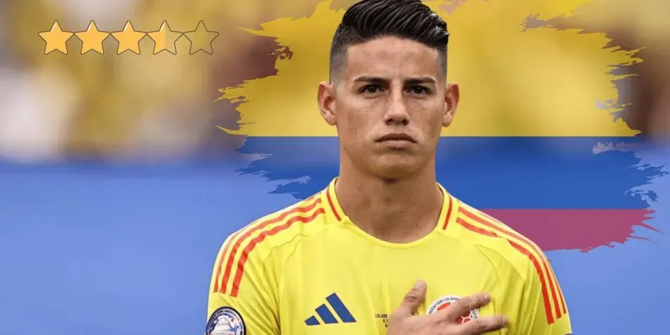 James Rodríguez entra al Top 10 de los futbolistas más ricos que disputarán el Mundial 2026 imagen de la publicación