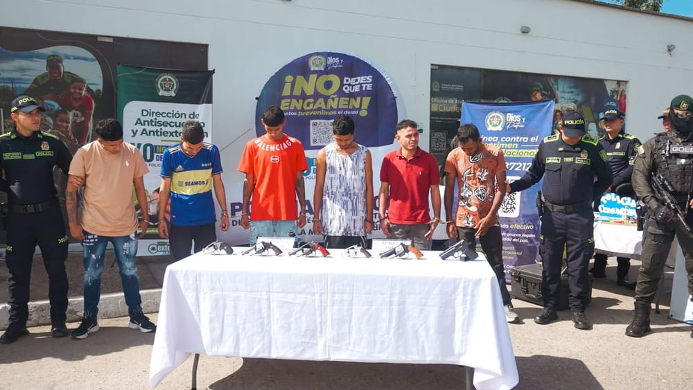Captura de criminales y sacan armas de circulación en Barrancabermeja imagen de la publicación