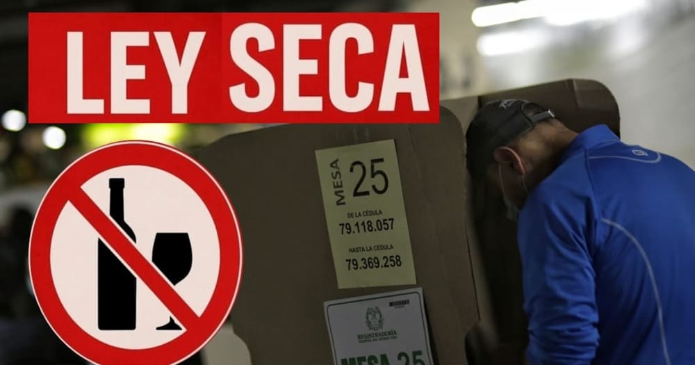 Ley seca se mantiene hasta el mediodía de este lunes en Colombia imagen de la publicación