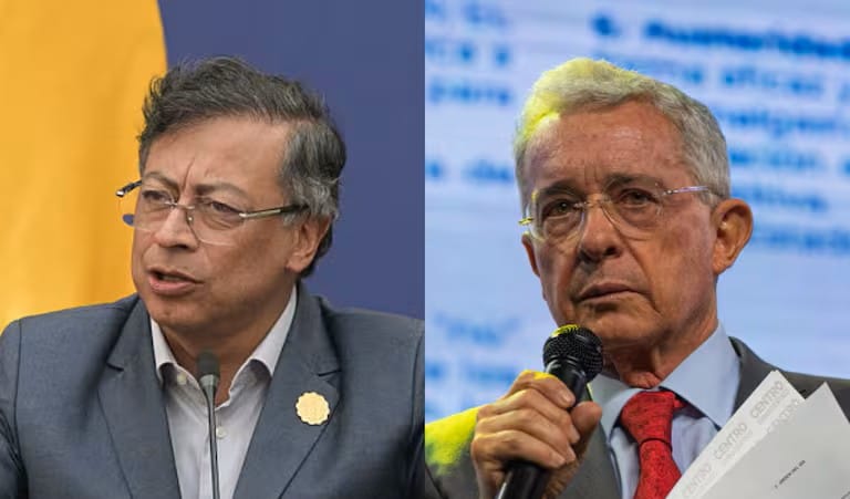 Expresidente Álvaro Uribe arremete contra Gustavo Petro imagen de la publicación