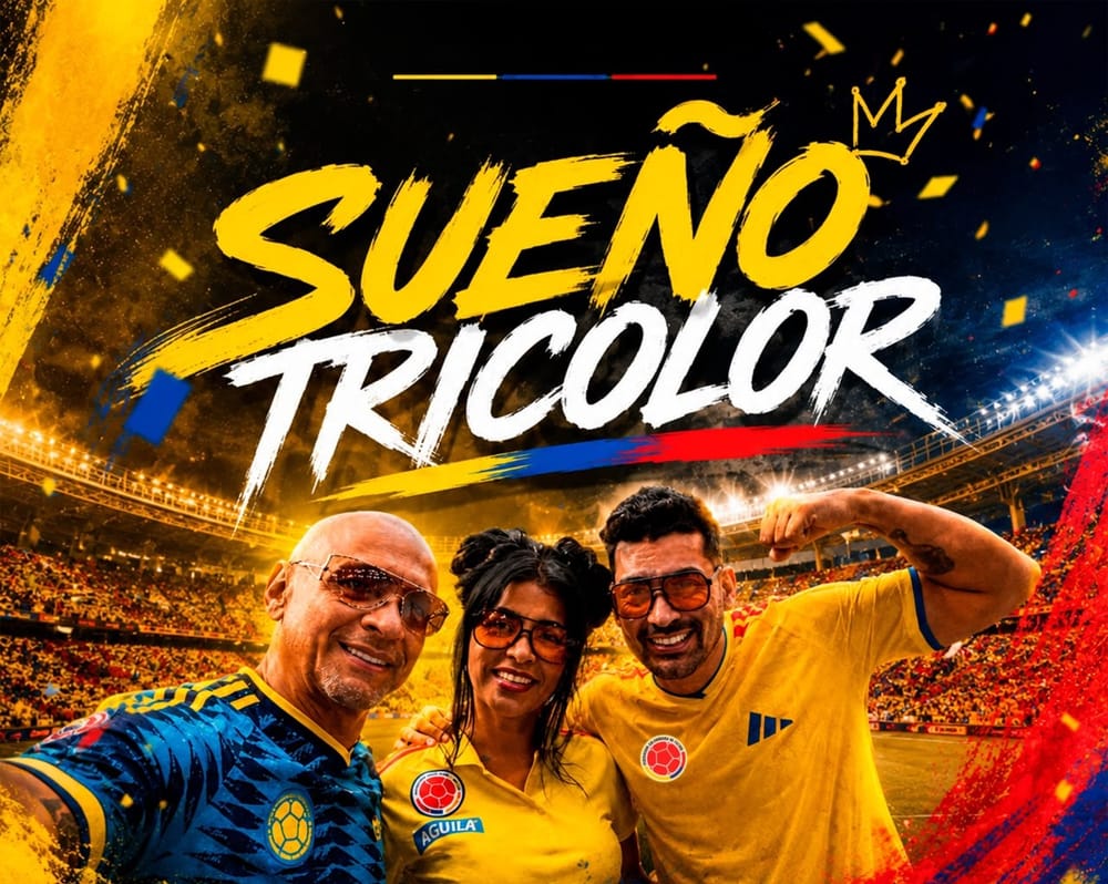 “Sueño Tricolor”  Alberto Zape junto a Gustavo Cardona e Indira Balanta imagen de la publicación