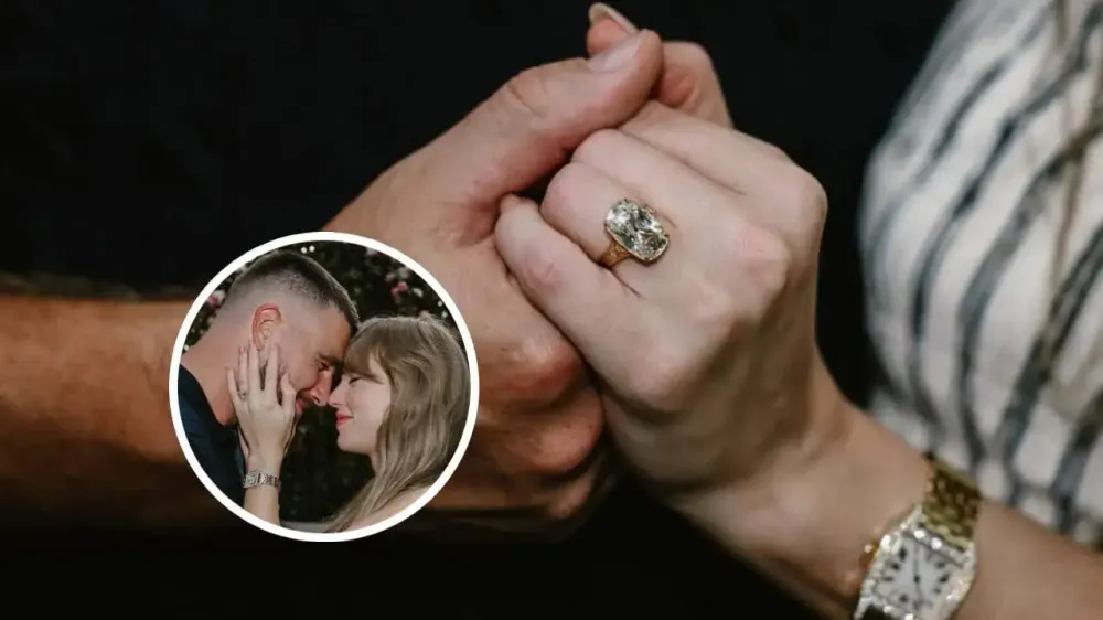 Taylor Swift aviva rumores de boda al presumir su anillo de compromiso en concierto benéfico imagen de la publicación