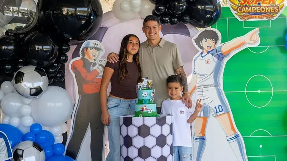 El motor de James Rodríguez fuera de las canchas: sus hijos Salomé y Samuel imagen de la publicación