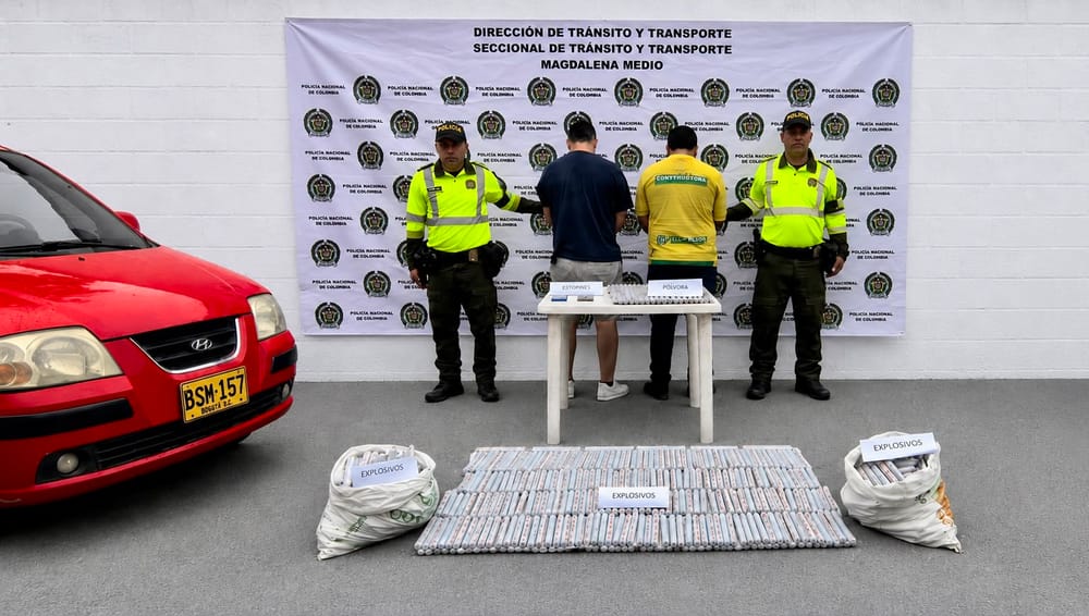 Autoridades incautaron 150 kilos de Indugel en vías del Magdalena Medio imagen de la publicación
