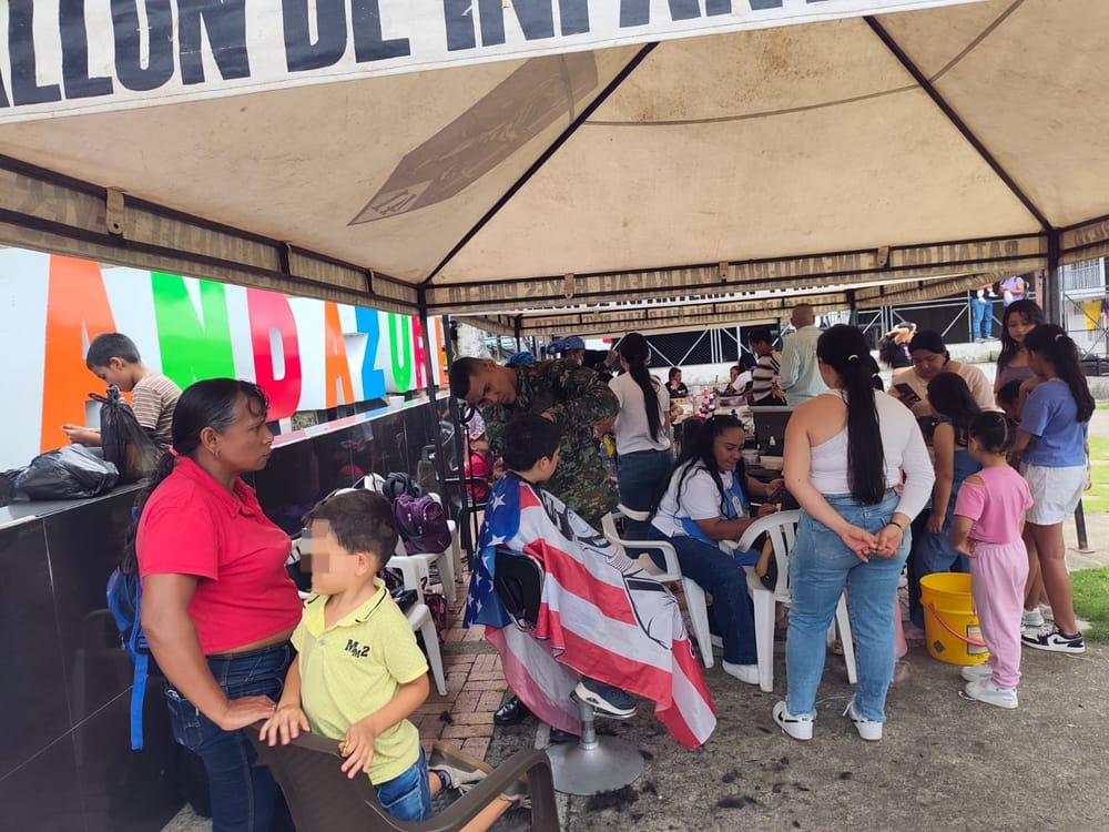 Atención médica especializada para habitantes de Landázuri de parte del Ejército nacional imagen de la publicación