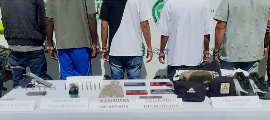 Cinco capturados con armamento, explosivos, droga y equipos de comunicación en Ocaña imagen de la publicación