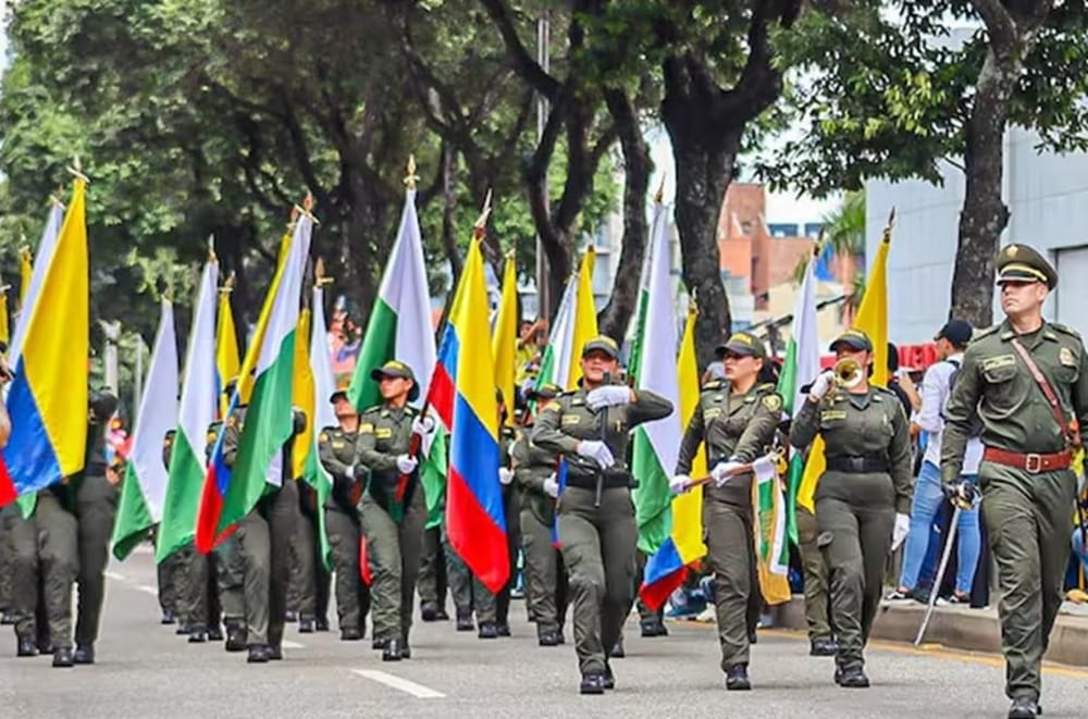 Cierres viales por desfile militar del 20 de Julio imagen de la publicación