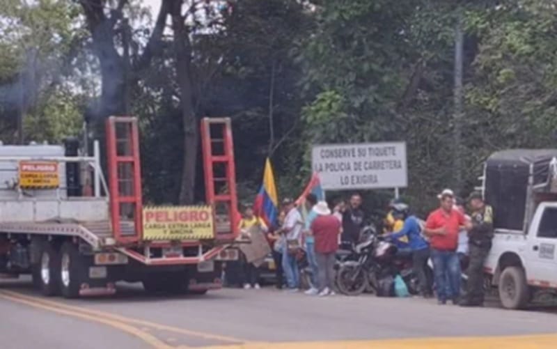 Líderes de la protesta desmienten normalidad en peajes de Santander imagen de la publicación
