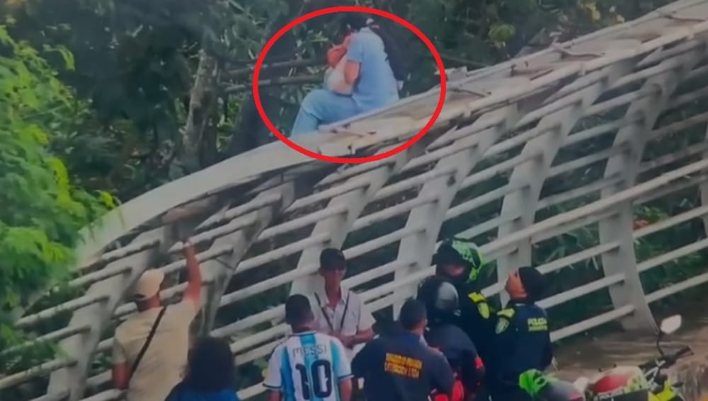 Policía evitó el suicidio de una mujer en Bucaramanga imagen de la publicación