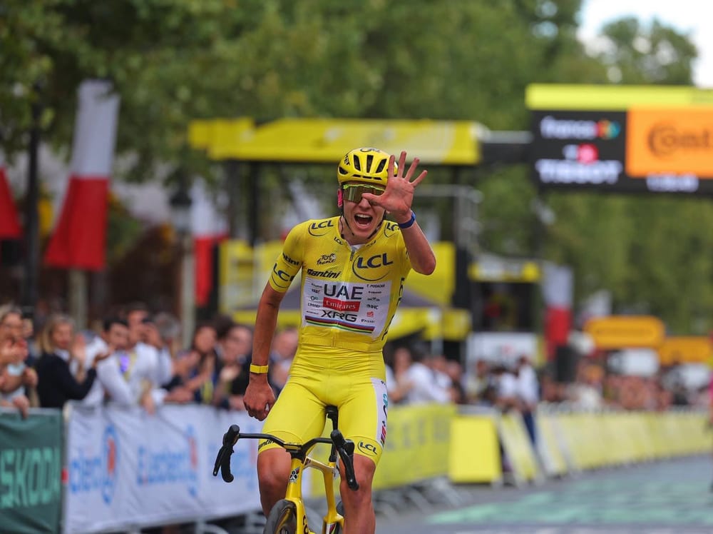 Tadej Pogacar logra ganar su quinto Tour de Francia imagen de la publicación