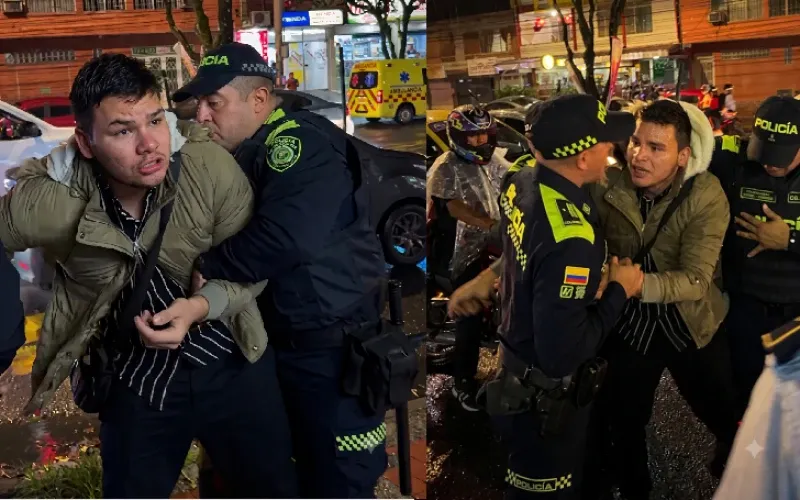 No aceptó el procedimiento, atacó a un policía y acabó capturado en Bucaramanga imagen de la publicación