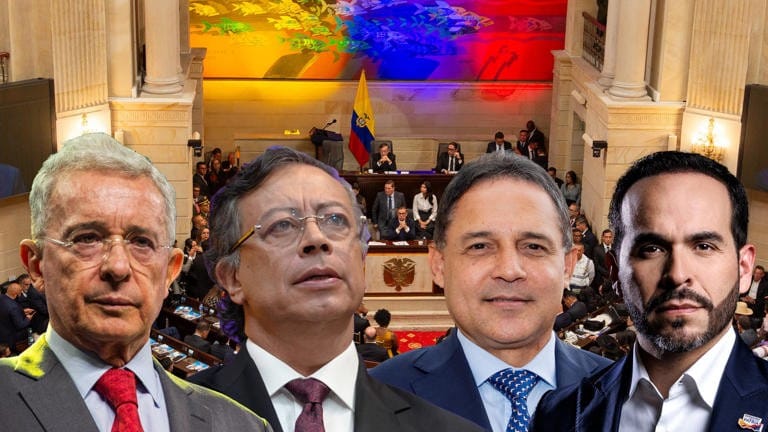 Sigue la tormenta política por alianza de Petro y Álvaro Uribe  revuelo nacional por elección  de mesas directivas del Congreso imagen de la publicación