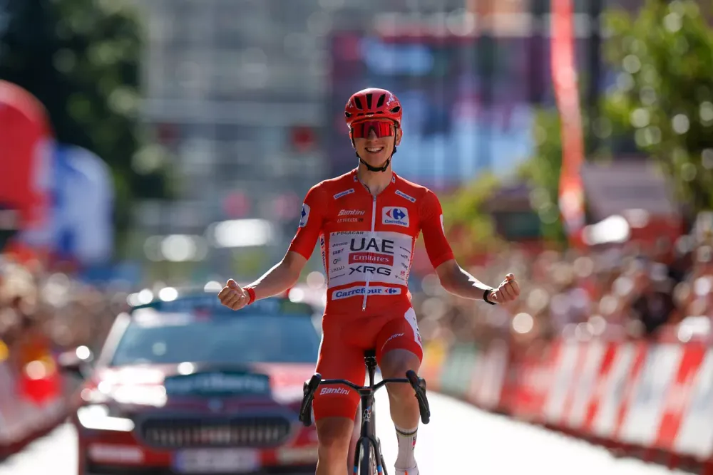 Pogacar ganó en solitario cuarta etapa de La Vuelta a España imagen de la publicación