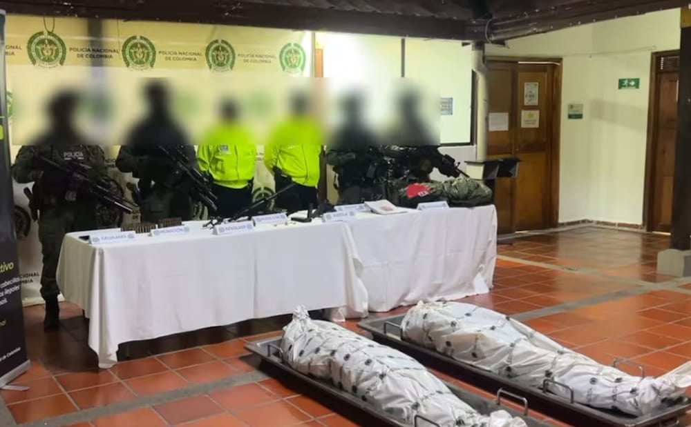 Abatidos dos integrantes del   ELN en Lebrija, Santander imagen de la publicación