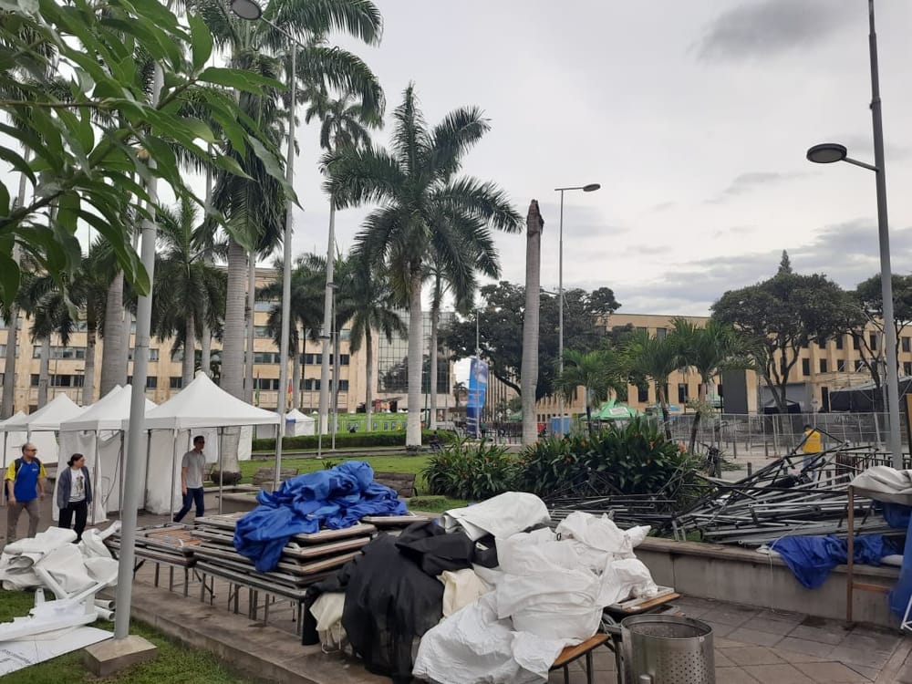 Tormenta arrasó con ‘el plante’ de artesanos y microempresarios imagen de la publicación