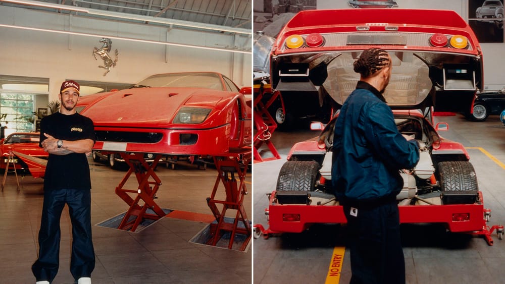 Lewis Hamilton rescató una Ferrari F40 abandonada durante 30 años y la restauró en Maranello imagen de la publicación