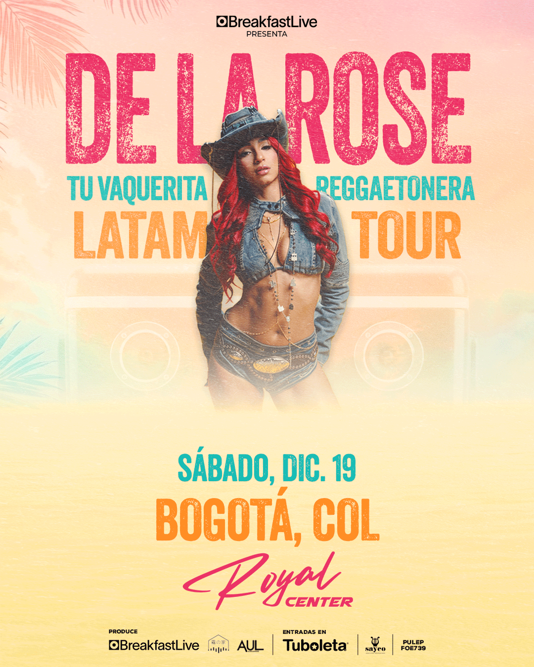 De La Rose llega a Bogotá para encender el Royal Center imagen de la publicación